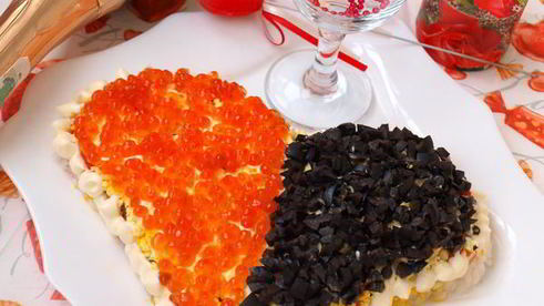 салат моей половинке