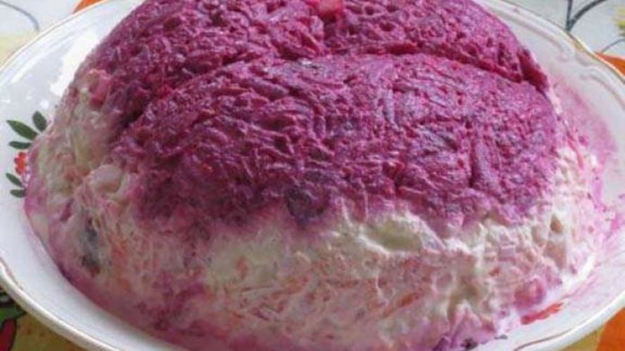 Рецепт диетической селедки под шубой