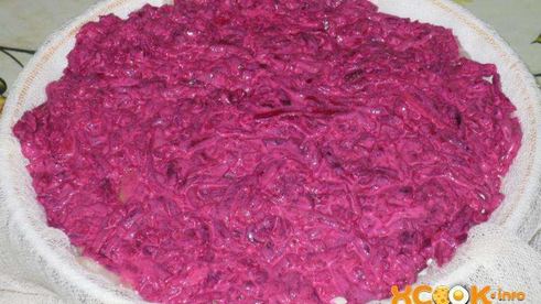 диетическая селедка под шубой