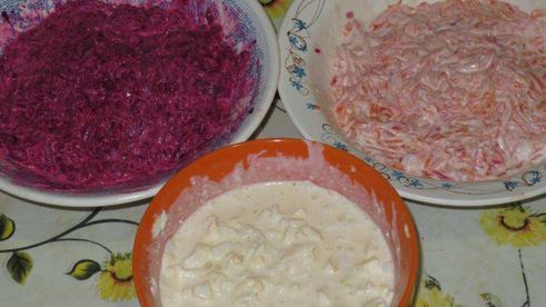 диетическая селедка под шубой