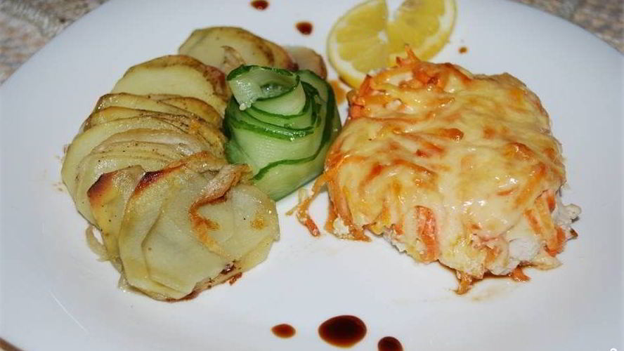 Рецепт индейки под шубой в духовке