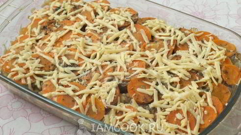 картошка под шубой в духовке