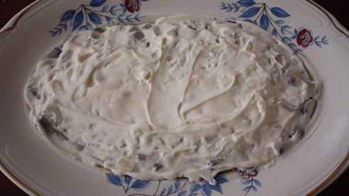 классический салат сельдь под шубой