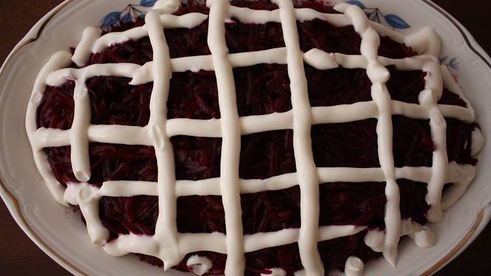 классический салат сельдь под шубой