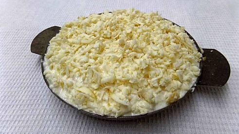 куриное мясо под шубой в духовке