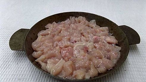 куриное мясо под шубой в духовке