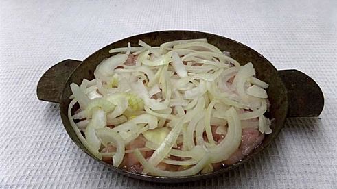 куриное мясо под шубой в духовке