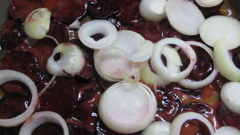 мясо под шубой зимняя клюква