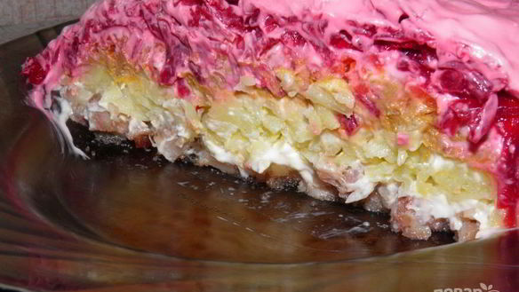 Рецепт Новогоднего салата Селедка под шубой