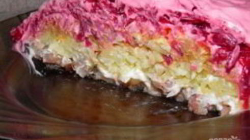 новогодний салат селедка под шубой