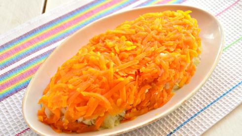 праздничная селедка под шубой