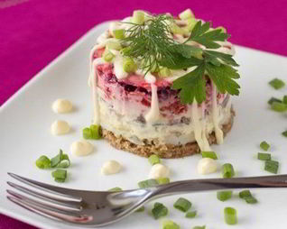 Праздничный лосось под шубой