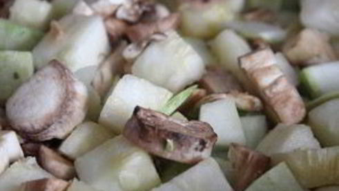 салат грибы под шубой