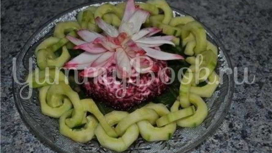 Рецепт салата сельдь под шубой с яблоком