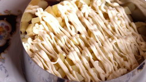 салат-торт селедка под шубой