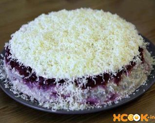 Сельдь под шубой с сыром