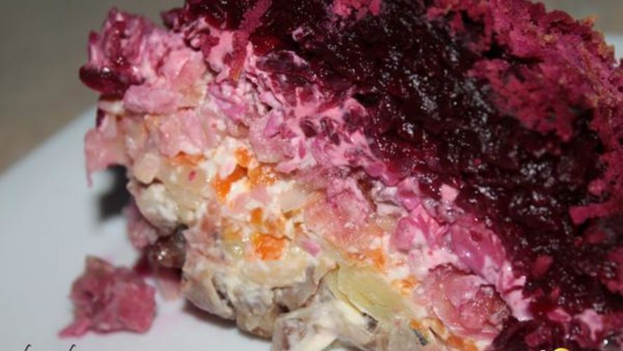 Рецепт сельди под шубой