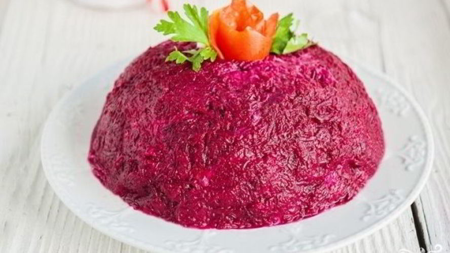 Рецепт селедки под шубой без картошки с яблоком