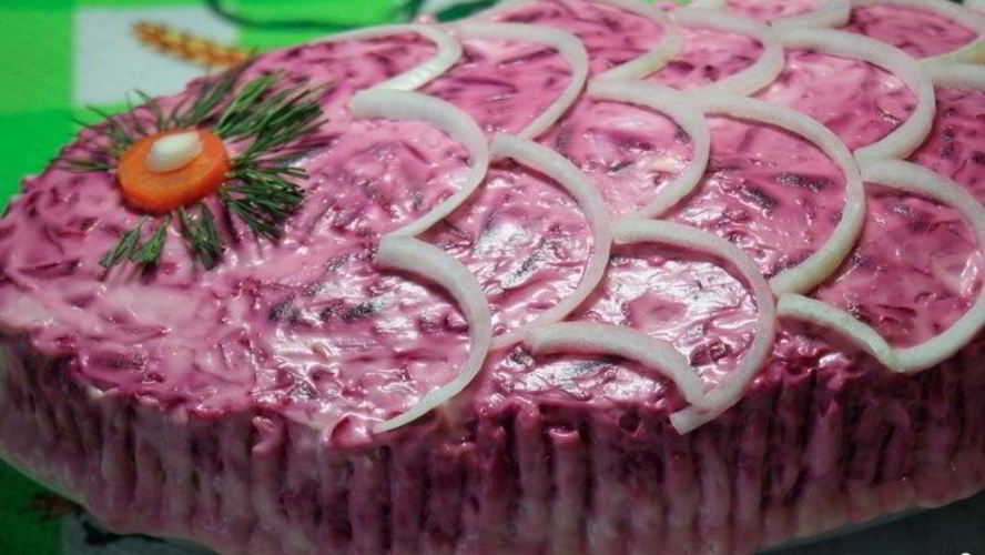 Рецепт селедки под шубой без картошки