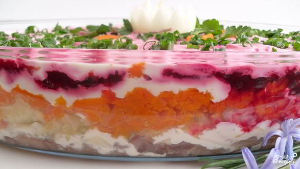 Рецепт Селедки под шубой без лука