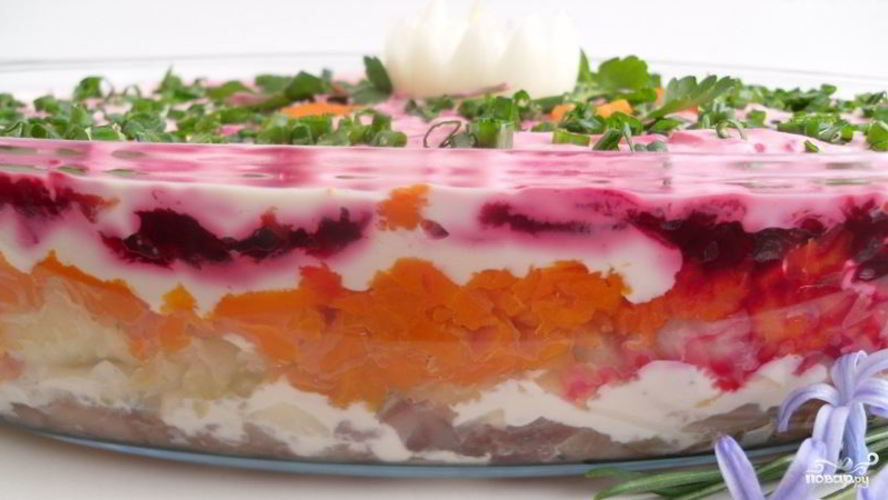 Рецепт селедки под шубой без лука