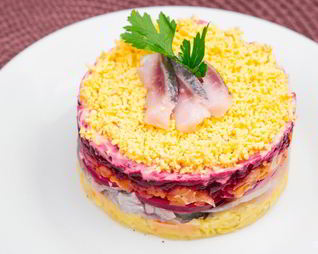 Селедка под шубой на Новый год