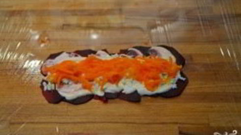 селедка под шубой с горчичным соусом