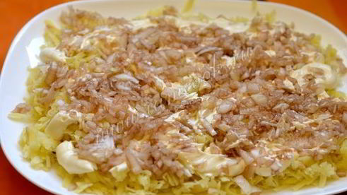 селедка под шубой с яблоком