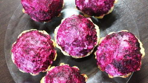 селедка под шубой в картофельных корзинках