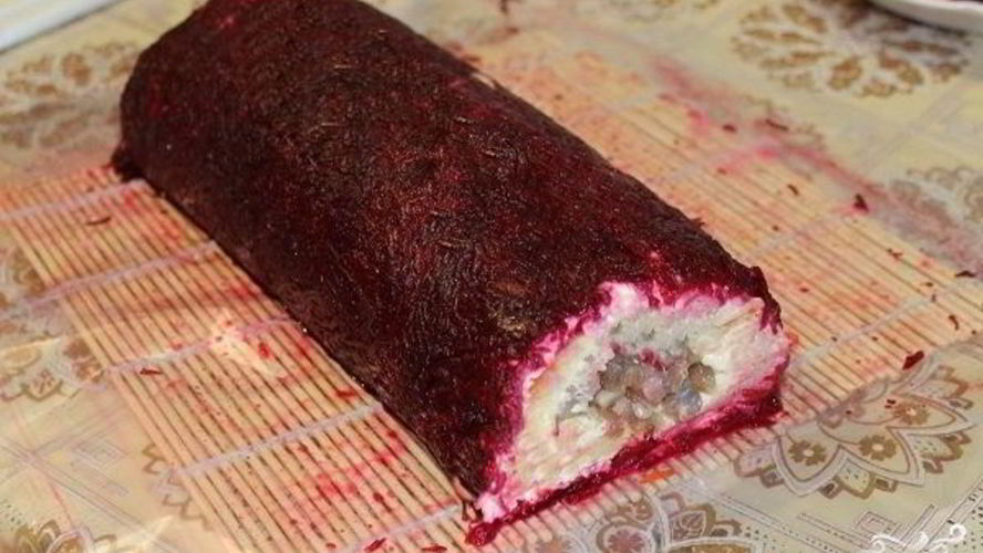 Рецепт селедки под шубой в пленке