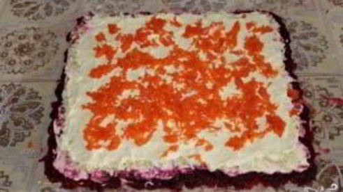 селедка под шубой в пленке