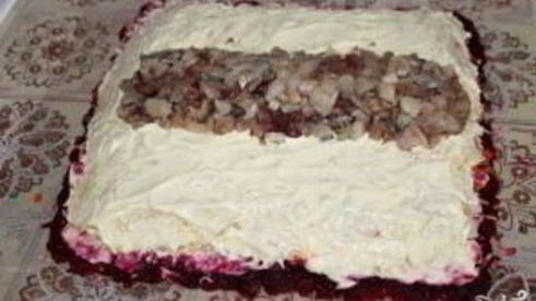 селедка под шубой в пленке