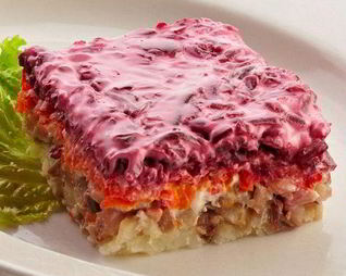 Традиционная Сельдь под шубой к празднику