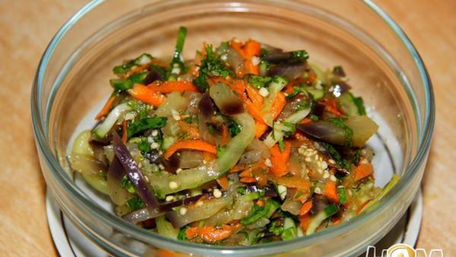 Рецепт салата с баклажанами любочка