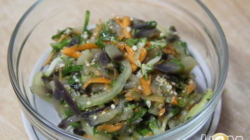 салат с баклажанами любочка