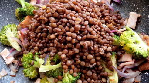 салат с брокколи и дайконом