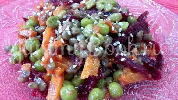 Рецепт Салата с чечевицей