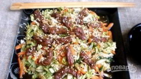 салат с китайской капустой