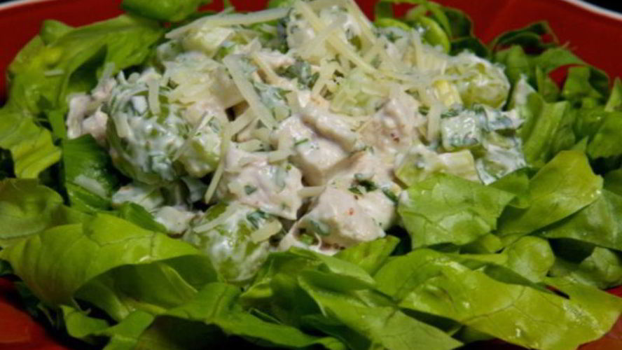 Рецепт салата с куриной грудкой