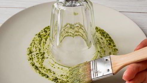 салат с печеной свеклой, голубым сыром и вяленым окороком