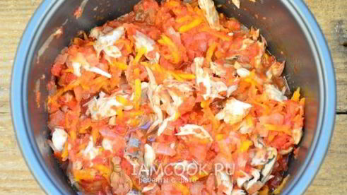 салат со скумбрией на зиму