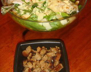 Классический салат Цезарь