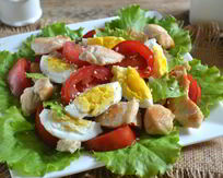 Салат цезарь