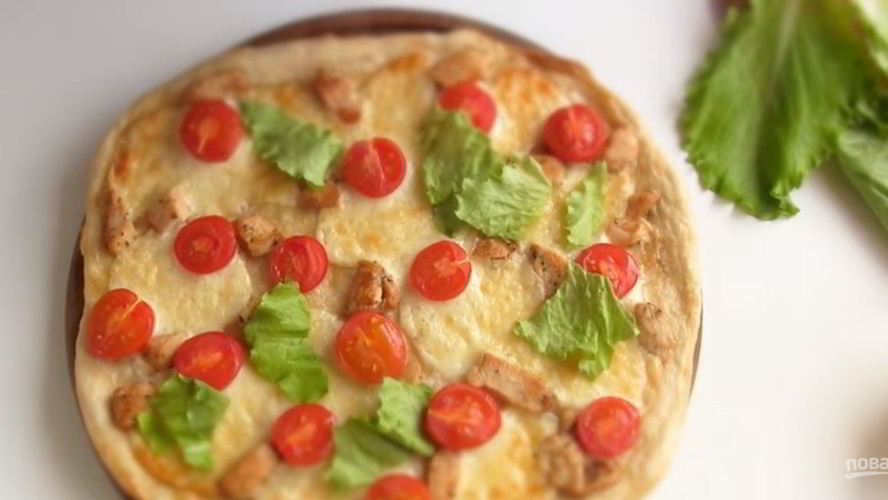 Рецепт пиццы цезарь