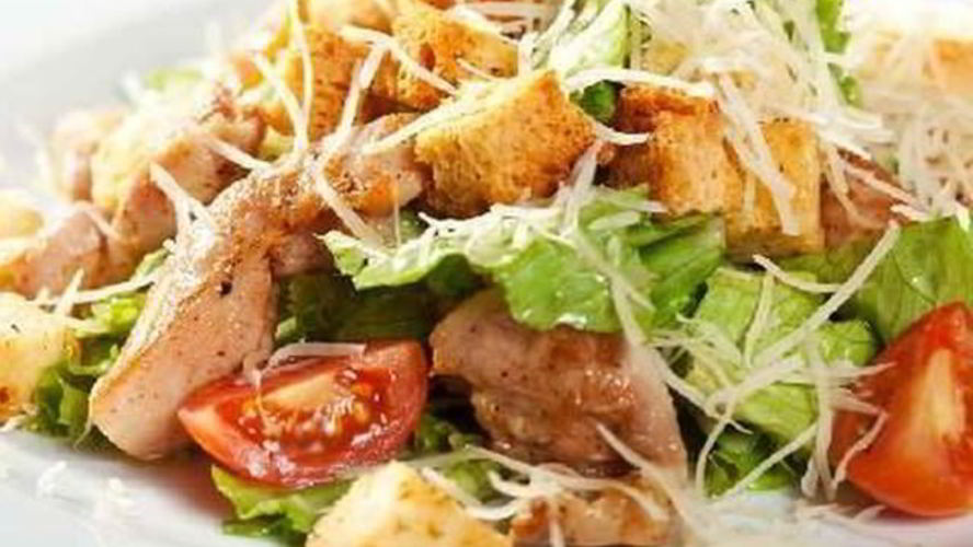 Рецепт салата цезаря с курицея