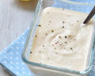 Салат Цезарь с майонезом