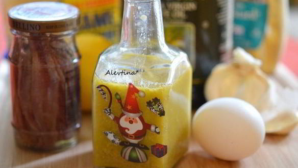 Рецепт Заправки для салата Цезарь и салат