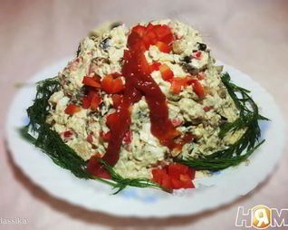 Салат Вулкан