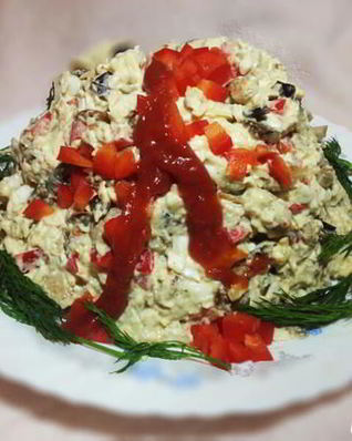 Салат Вулкан