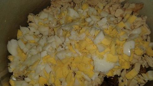 салат вулкан